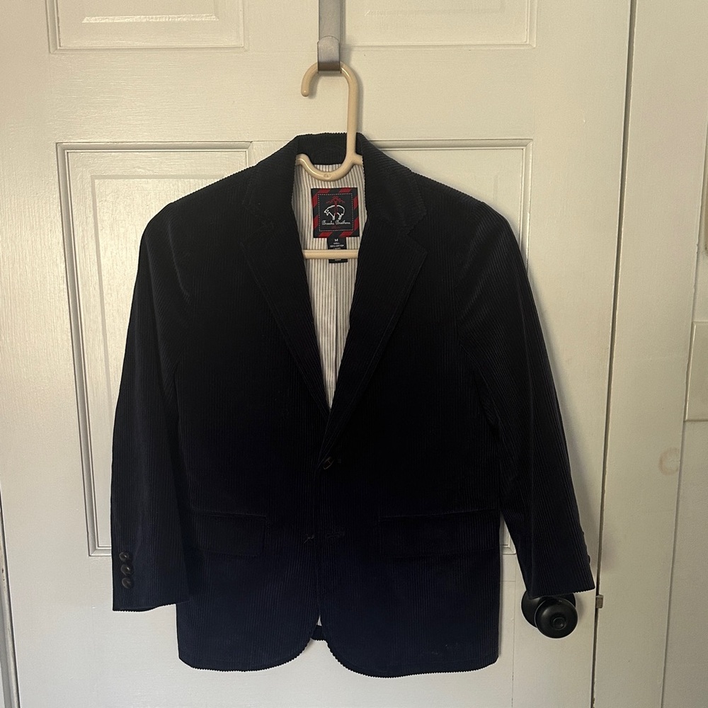 Kids Navy Corduroy Sports Jacket – Size M
